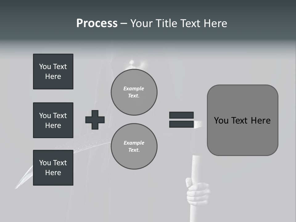 Reaper Black Halloween PowerPoint Template