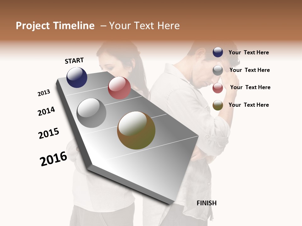 Toon Office Team PowerPoint Template