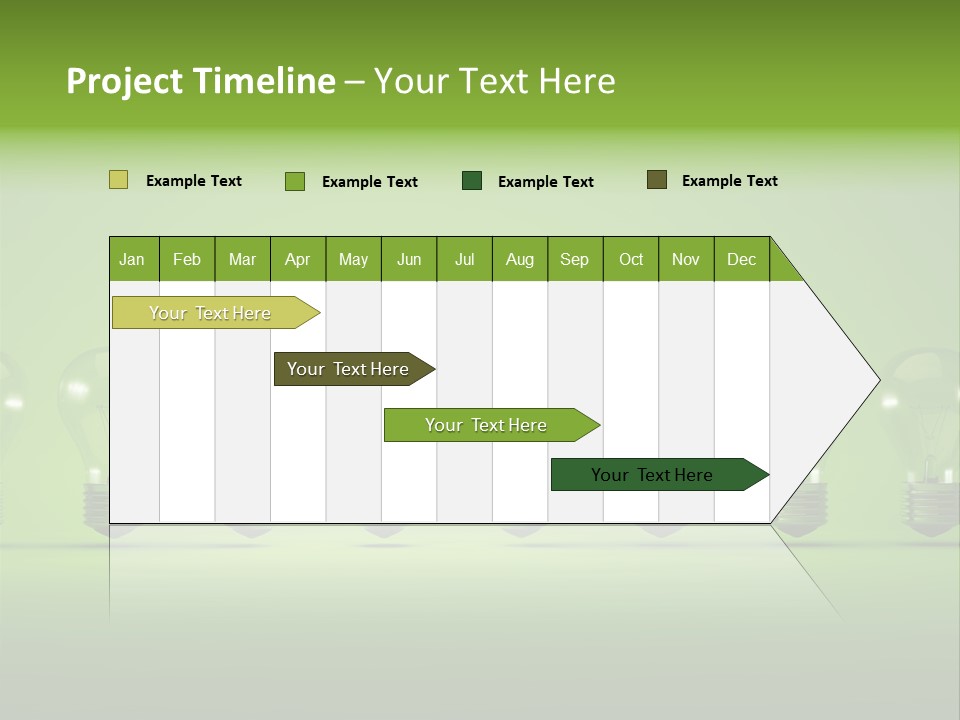 Imagination Illumination Green PowerPoint Template