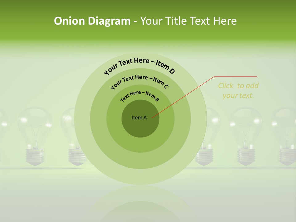 Imagination Illumination Green PowerPoint Template