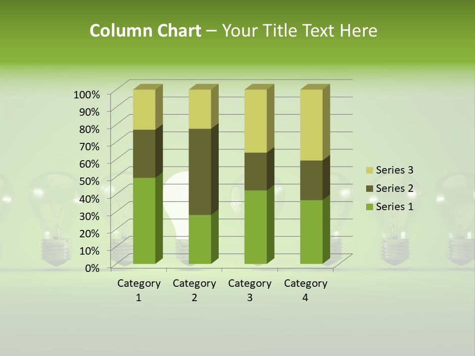 Imagination Illumination Green PowerPoint Template