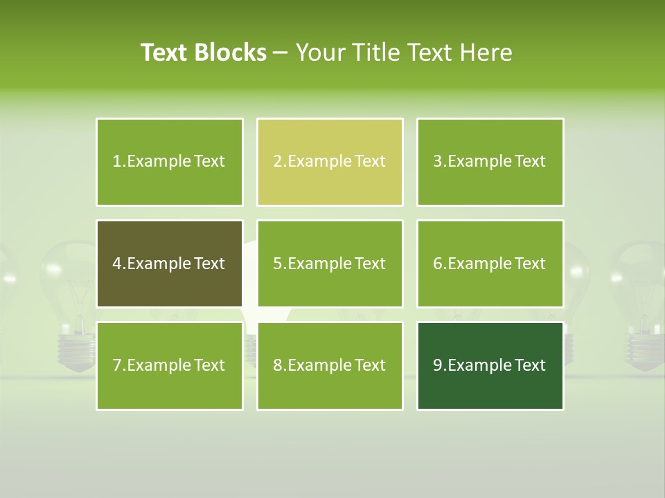 Imagination Illumination Green PowerPoint Template