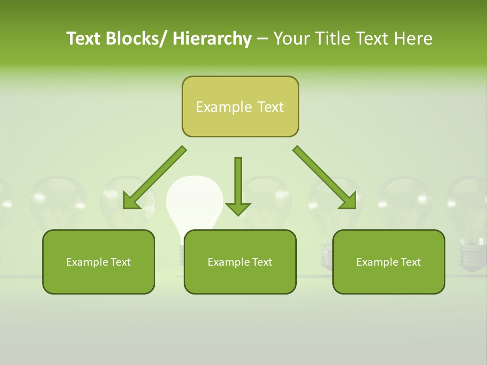 Imagination Illumination Green PowerPoint Template