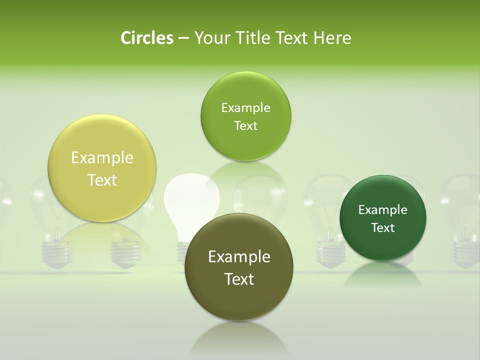Imagination Illumination Green PowerPoint Template