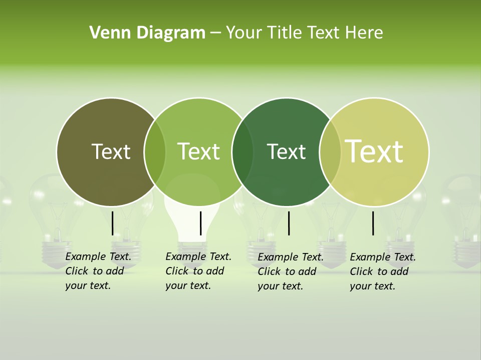 Imagination Illumination Green PowerPoint Template