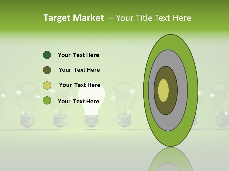 Imagination Illumination Green PowerPoint Template