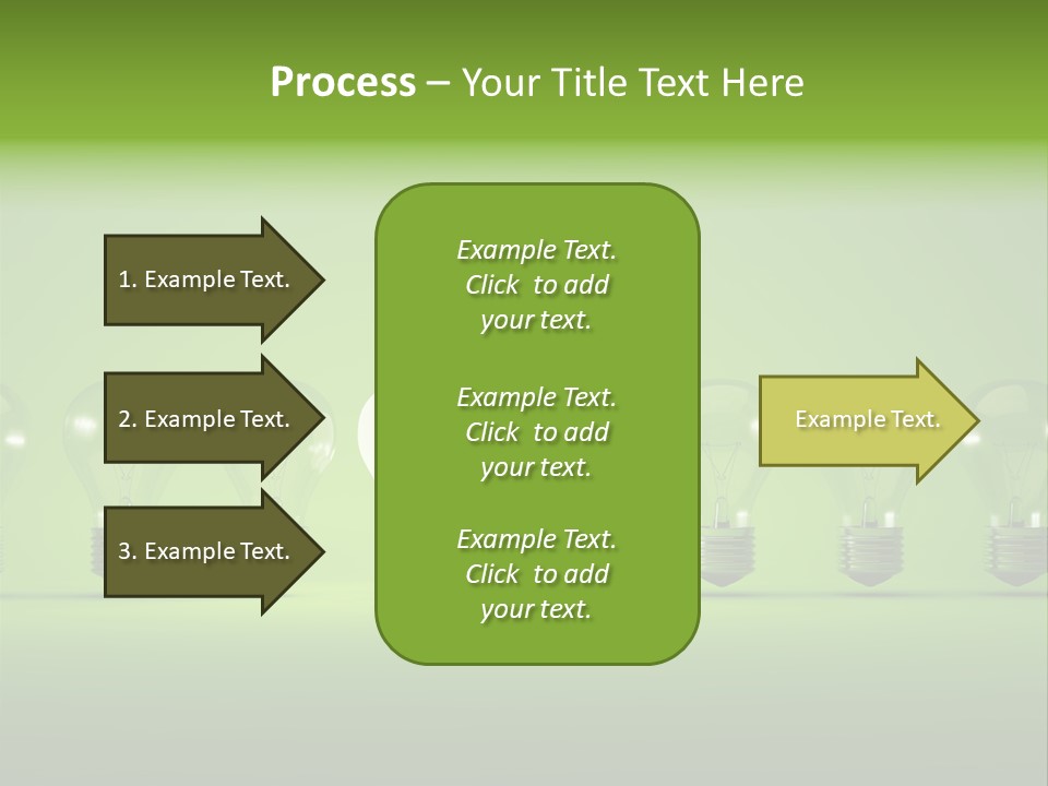 Imagination Illumination Green PowerPoint Template