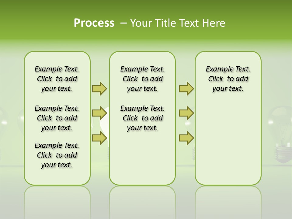 Imagination Illumination Green PowerPoint Template