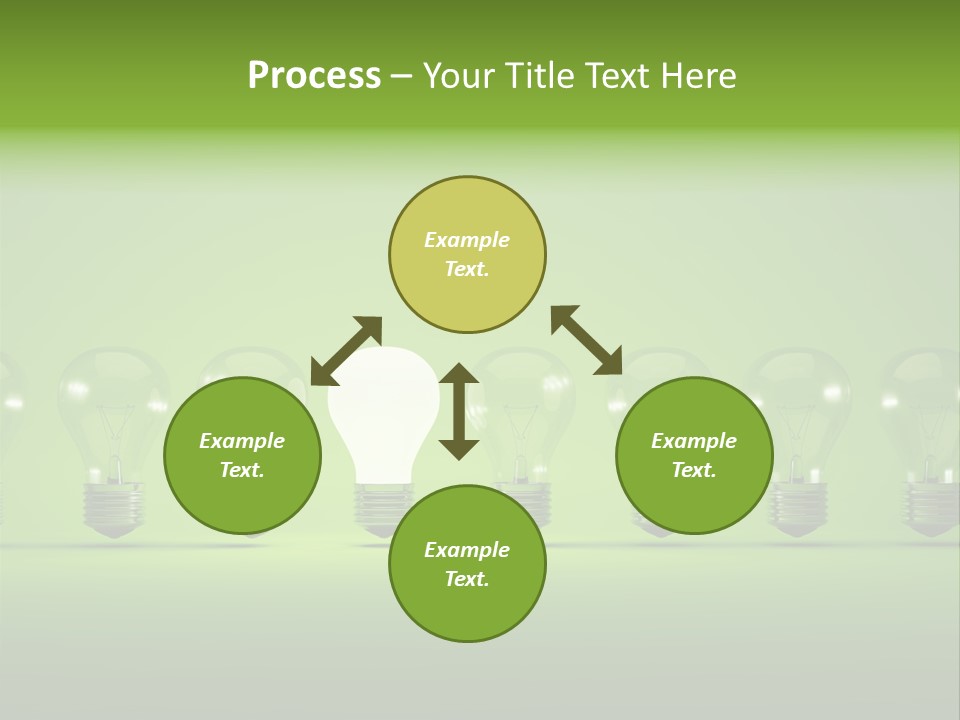 Imagination Illumination Green PowerPoint Template