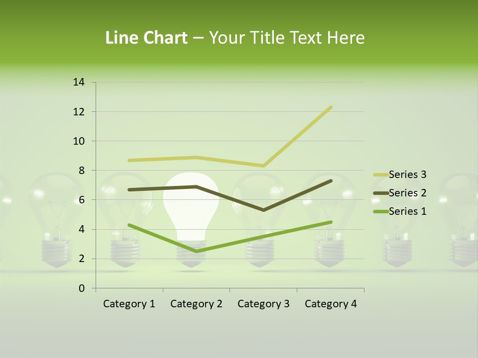 Imagination Illumination Green PowerPoint Template