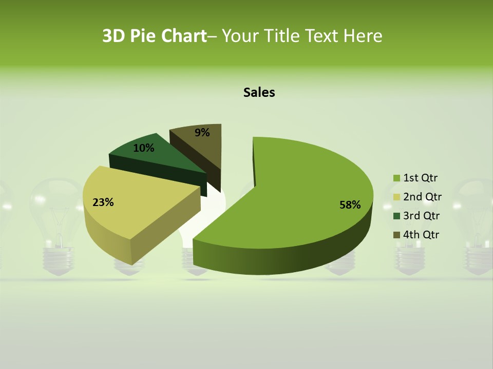 Imagination Illumination Green PowerPoint Template