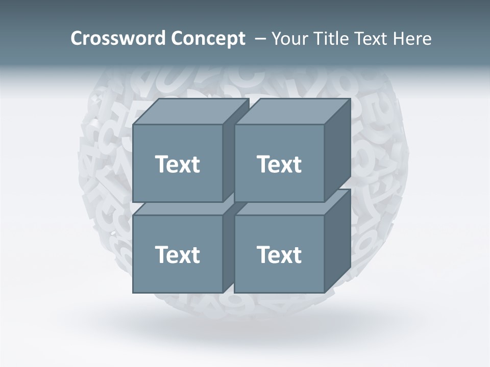 Abstract Pattern White PowerPoint Template