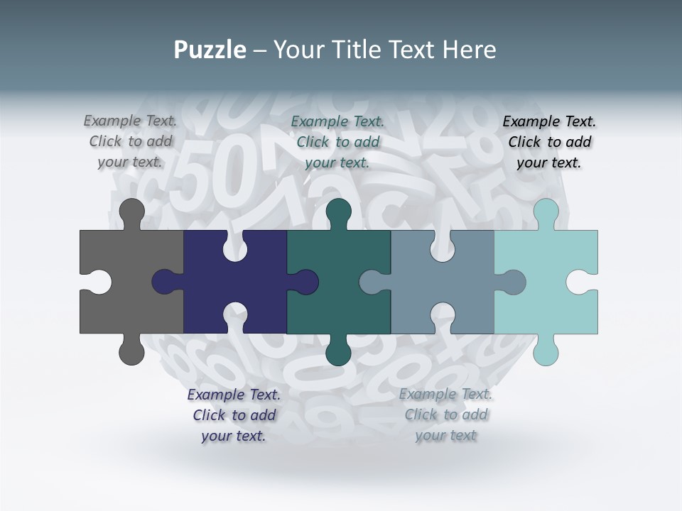 Abstract Pattern White PowerPoint Template