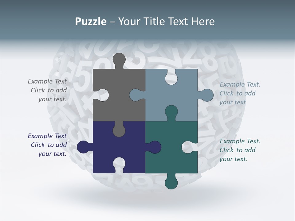 Abstract Pattern White PowerPoint Template