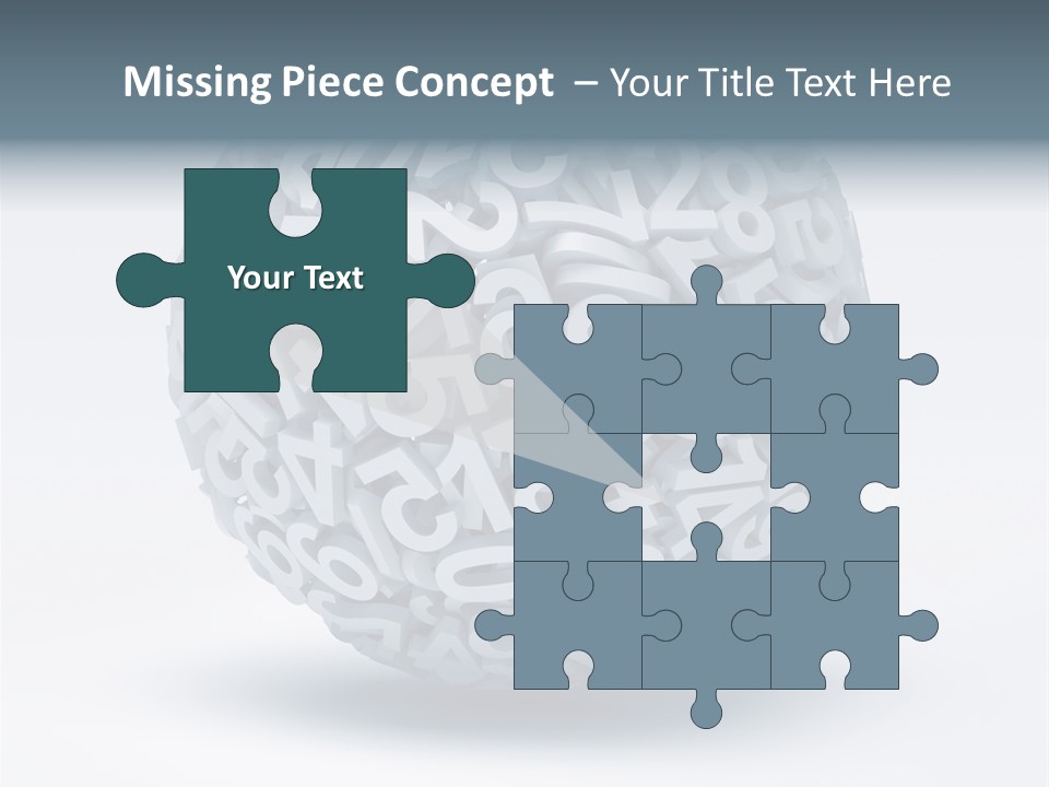 Abstract Pattern White PowerPoint Template