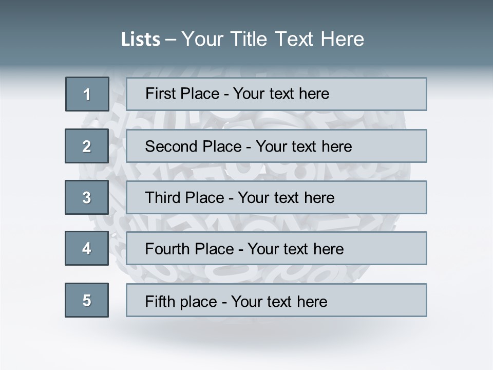 Abstract Pattern White PowerPoint Template