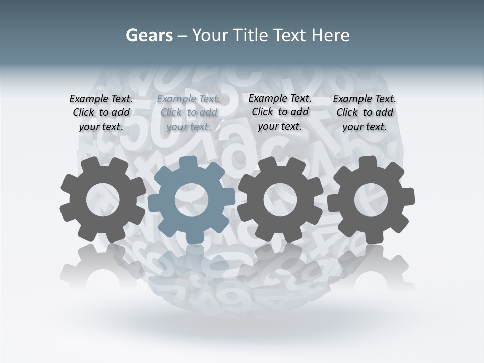 Abstract Pattern White PowerPoint Template