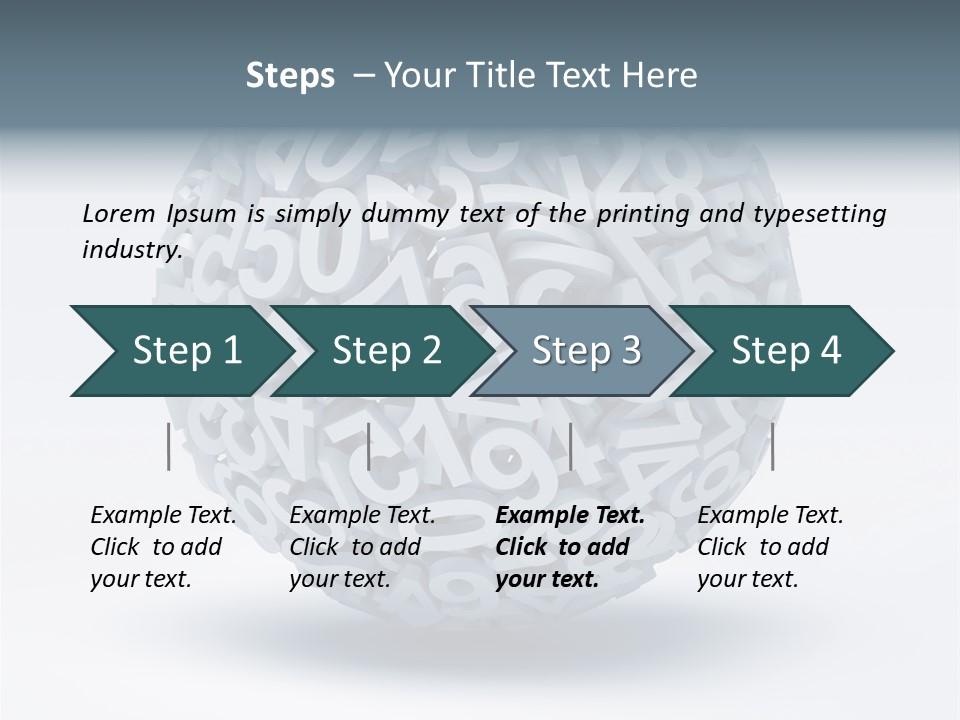 Abstract Pattern White PowerPoint Template