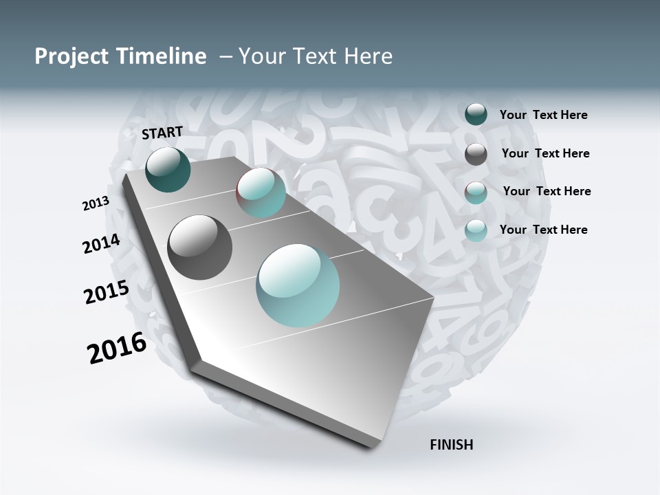 Abstract Pattern White PowerPoint Template