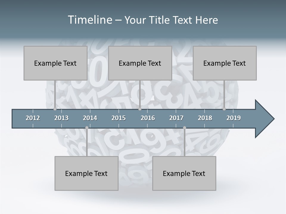 Abstract Pattern White PowerPoint Template