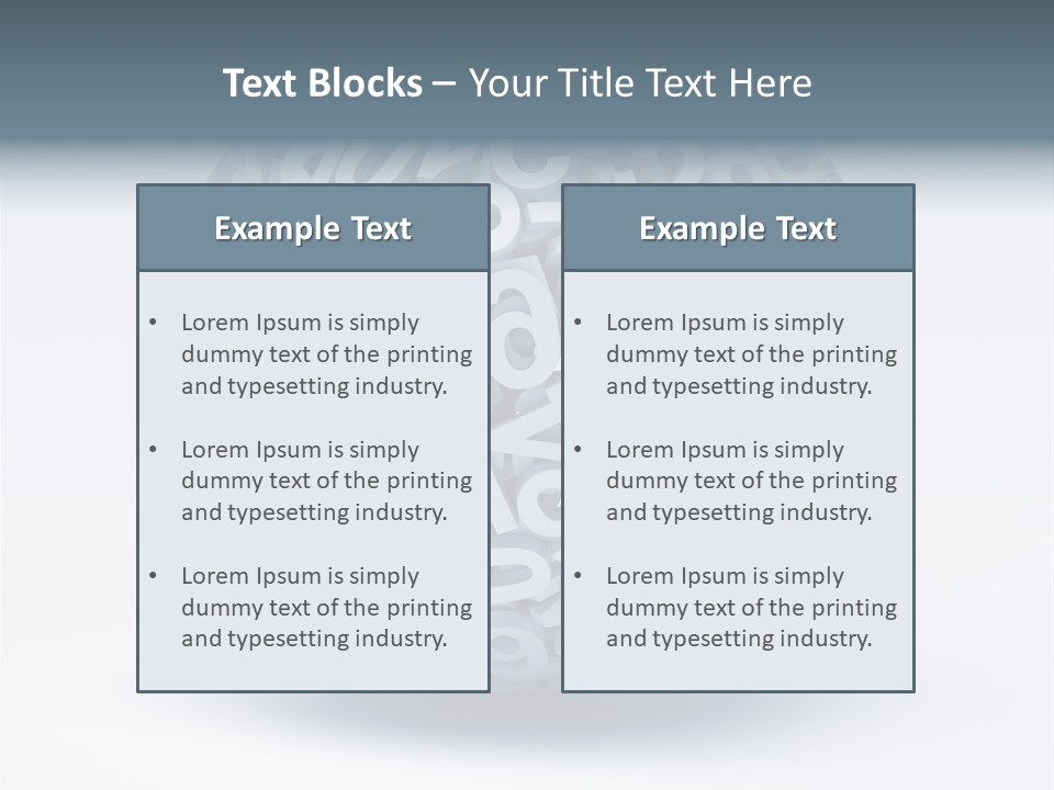 Abstract Pattern White PowerPoint Template