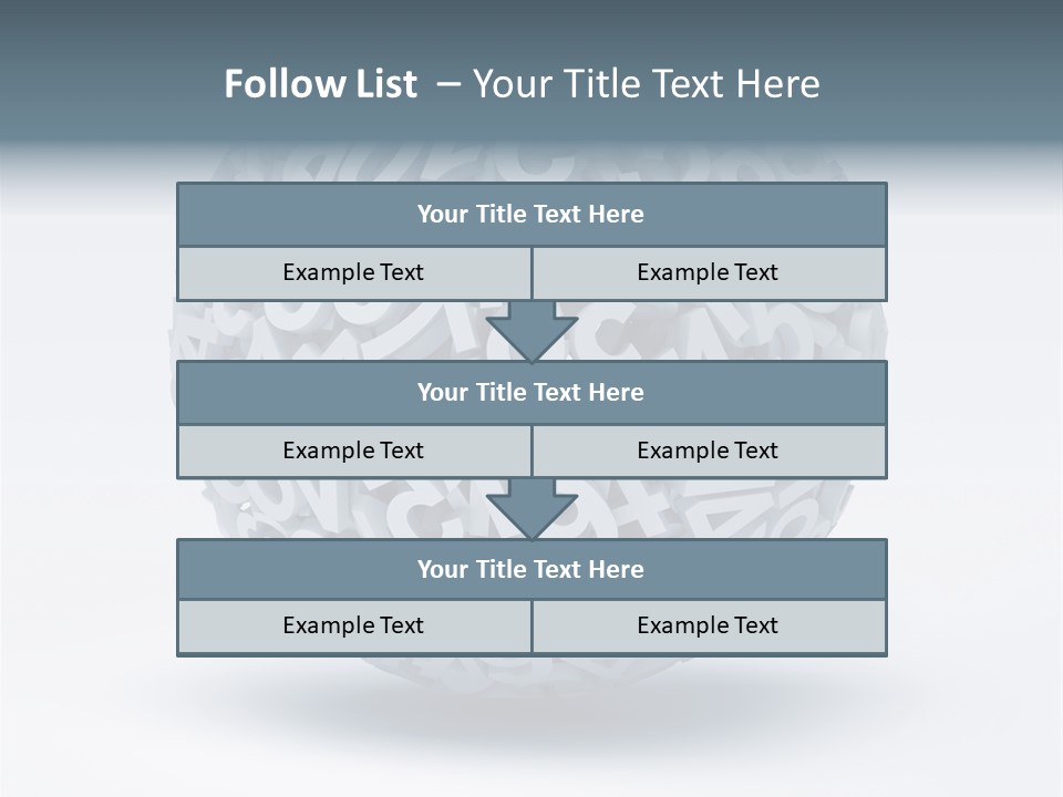 Abstract Pattern White PowerPoint Template