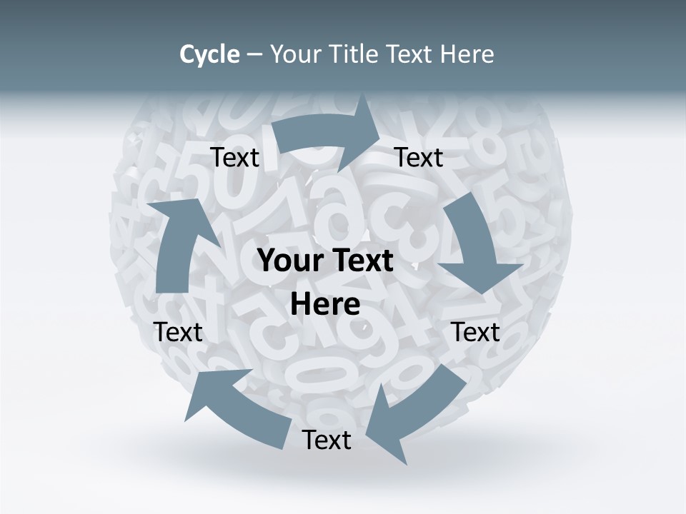 Abstract Pattern White PowerPoint Template