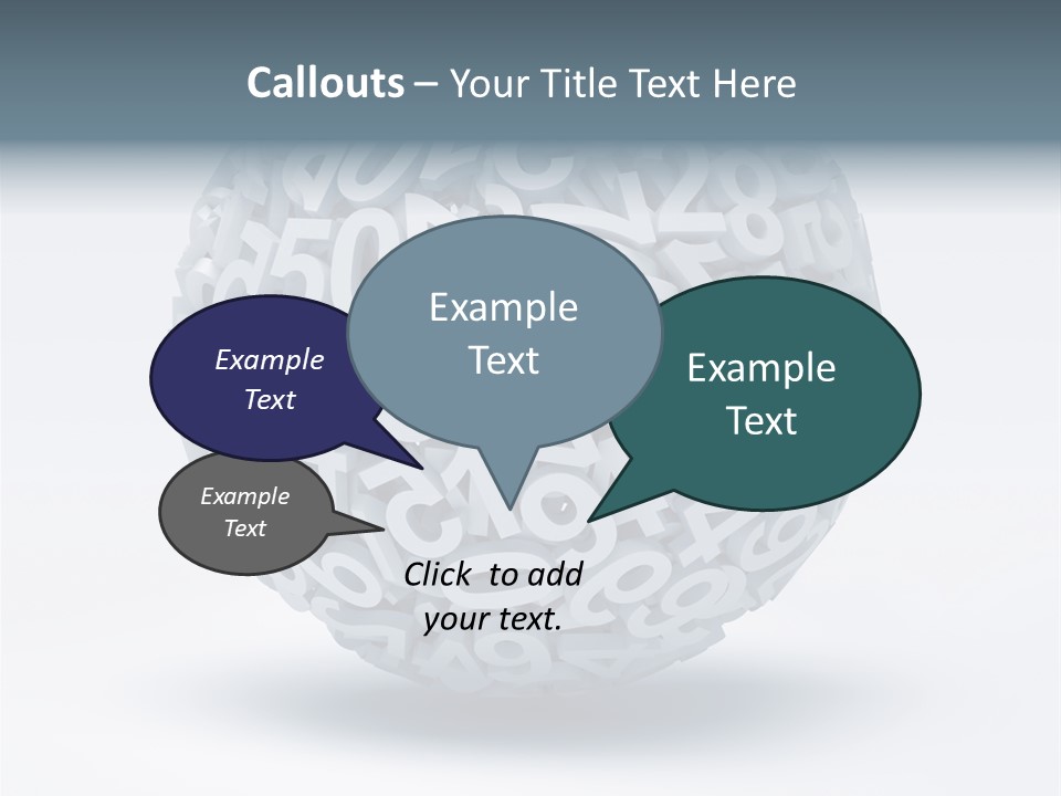 Abstract Pattern White PowerPoint Template
