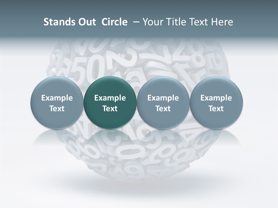 Abstract Pattern White PowerPoint Template