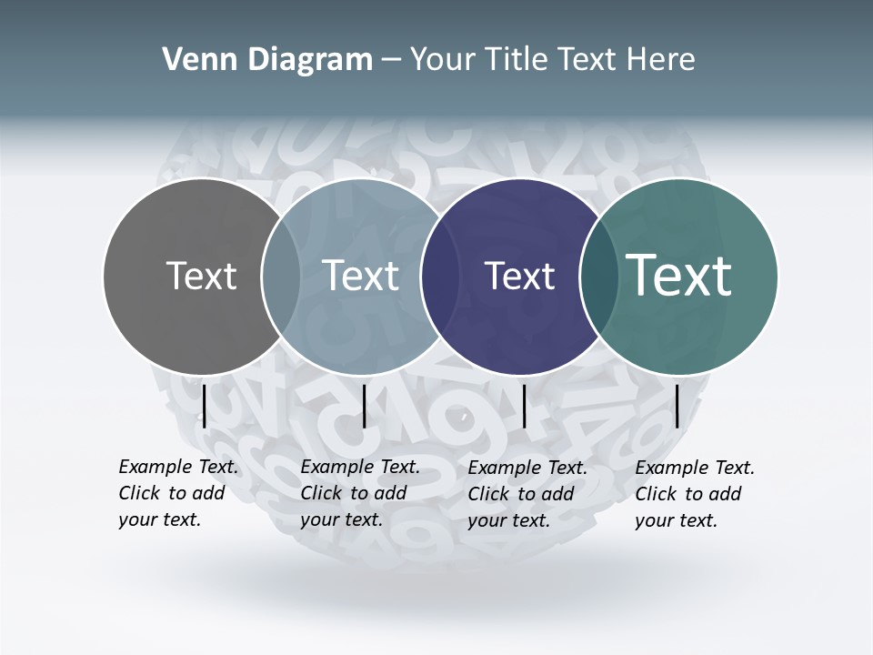 Abstract Pattern White PowerPoint Template