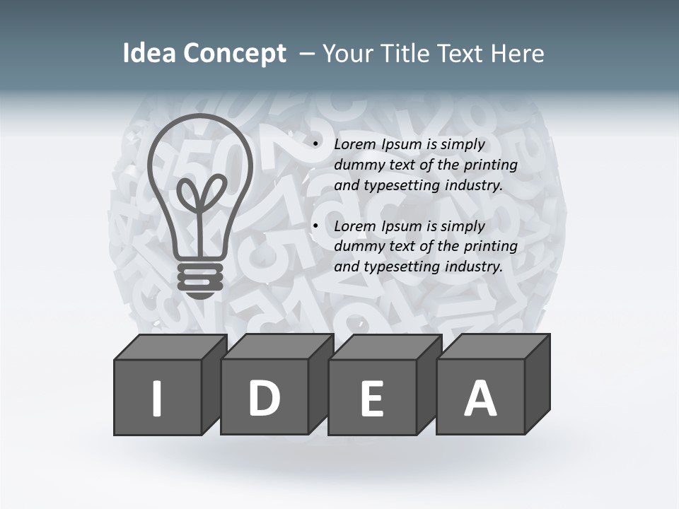 Abstract Pattern White PowerPoint Template