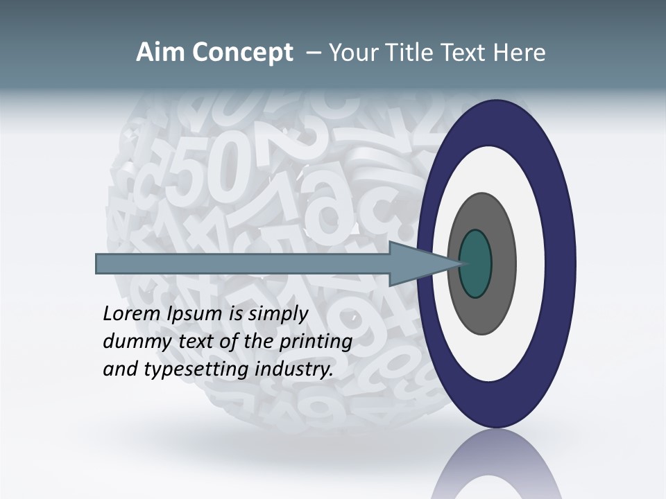 Abstract Pattern White PowerPoint Template