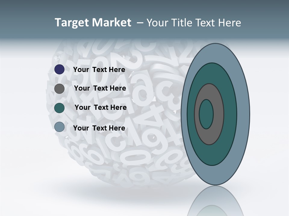 Abstract Pattern White PowerPoint Template