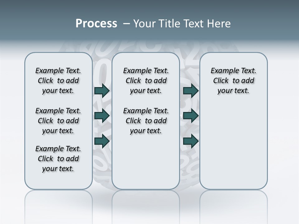Abstract Pattern White PowerPoint Template