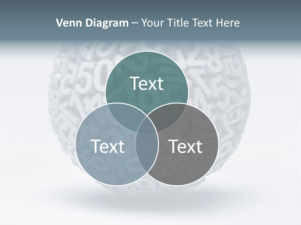 Abstract Pattern White PowerPoint Template