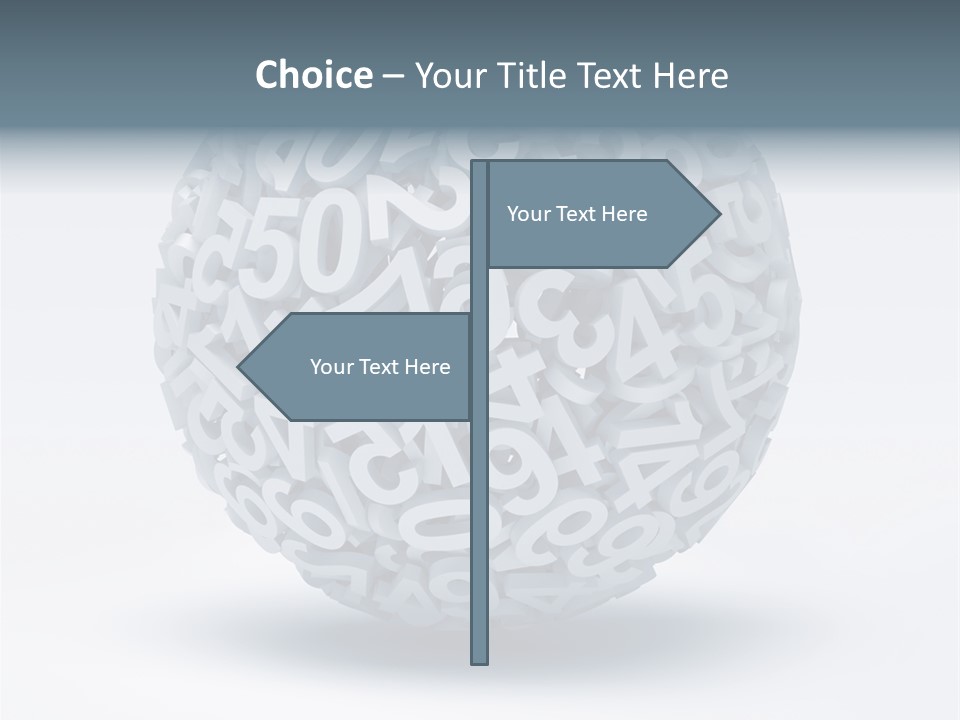 Abstract Pattern White PowerPoint Template