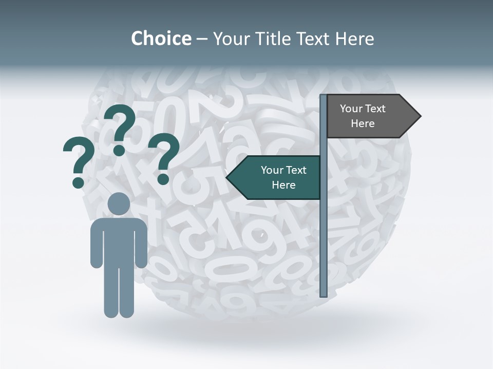 Abstract Pattern White PowerPoint Template