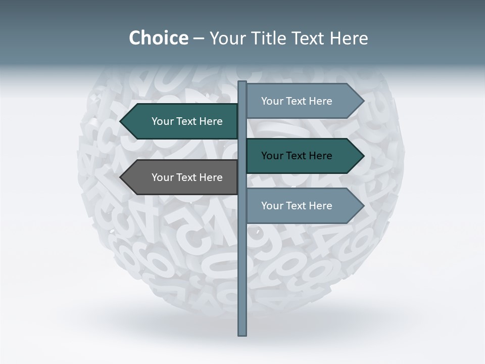 Abstract Pattern White PowerPoint Template