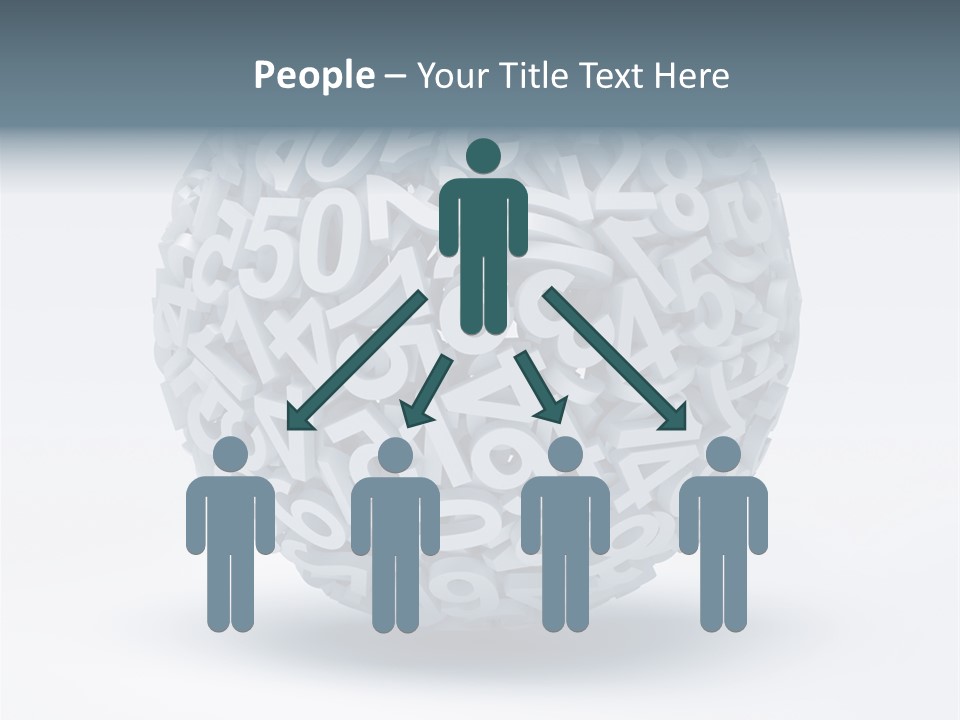 Abstract Pattern White PowerPoint Template