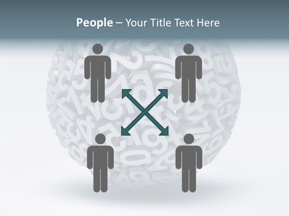 Abstract Pattern White PowerPoint Template