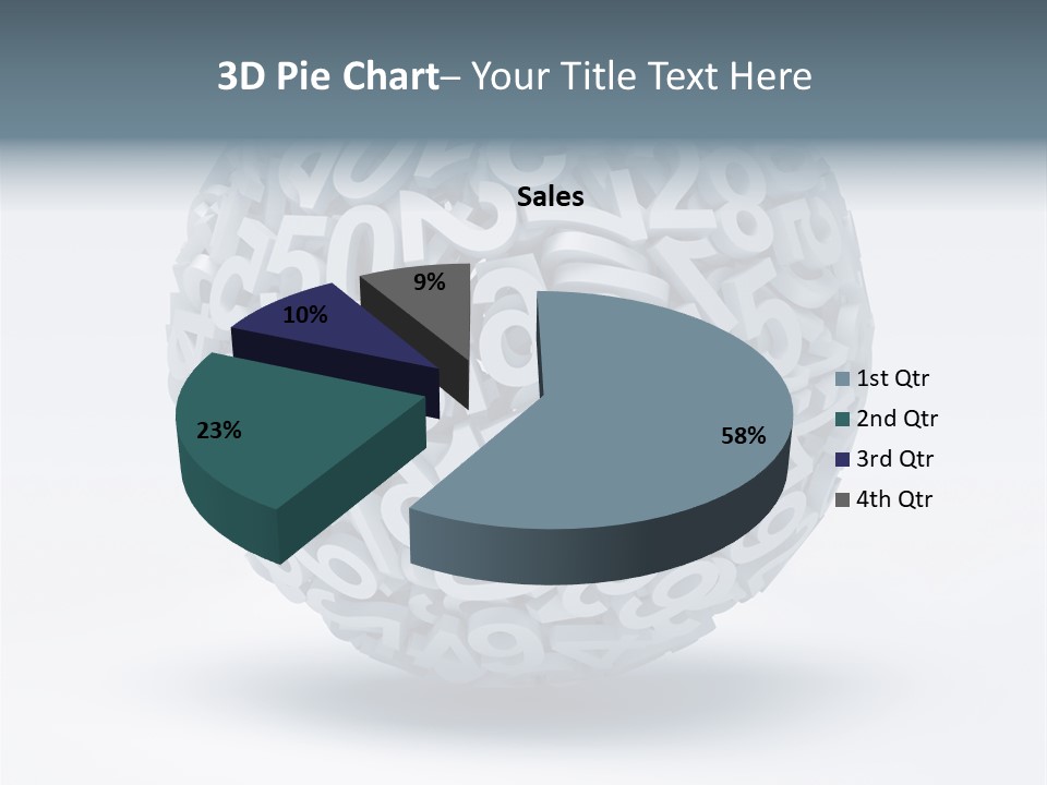 Abstract Pattern White PowerPoint Template