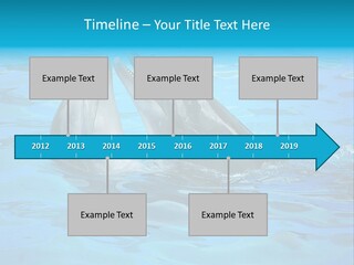 Happy Dolphin Flipper PowerPoint Template