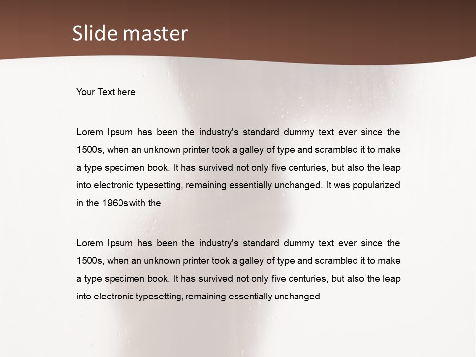 Naked Glass Care PowerPoint Template