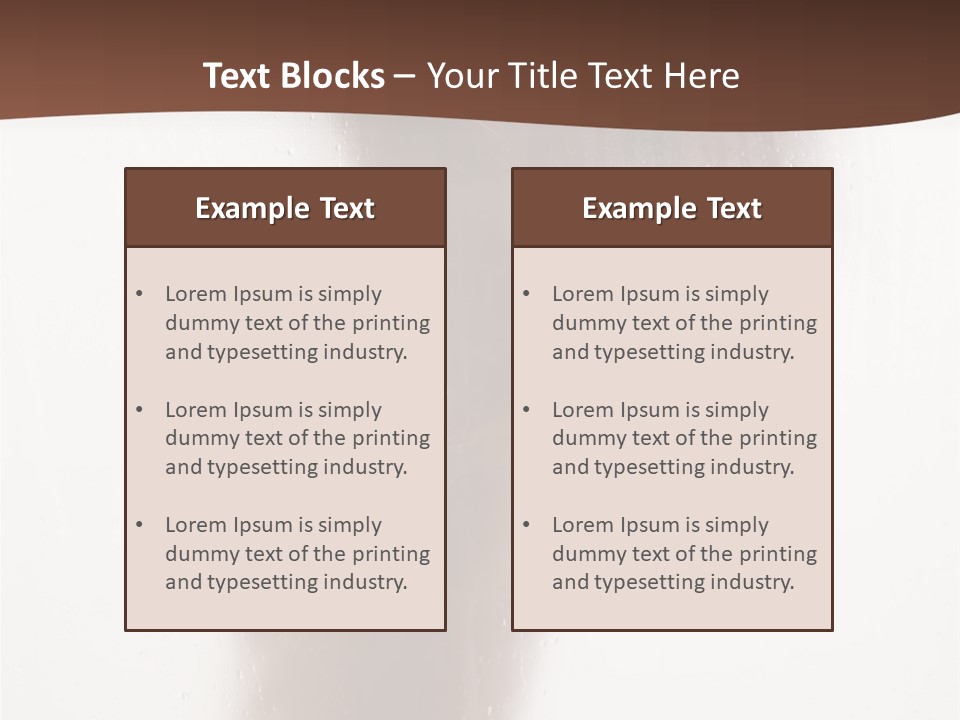 Naked Glass Care PowerPoint Template
