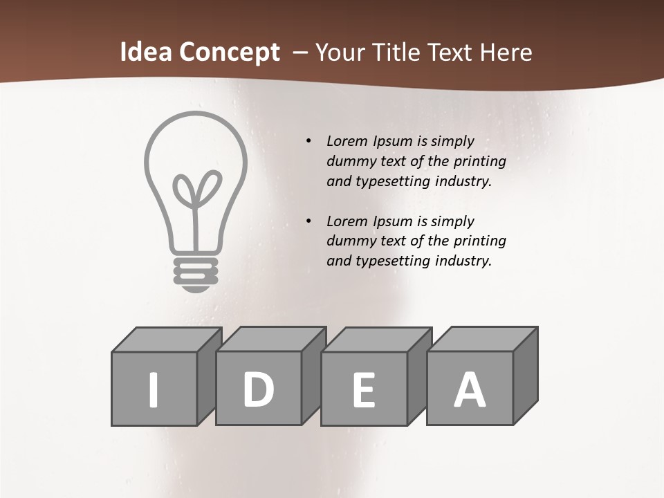 Naked Glass Care PowerPoint Template