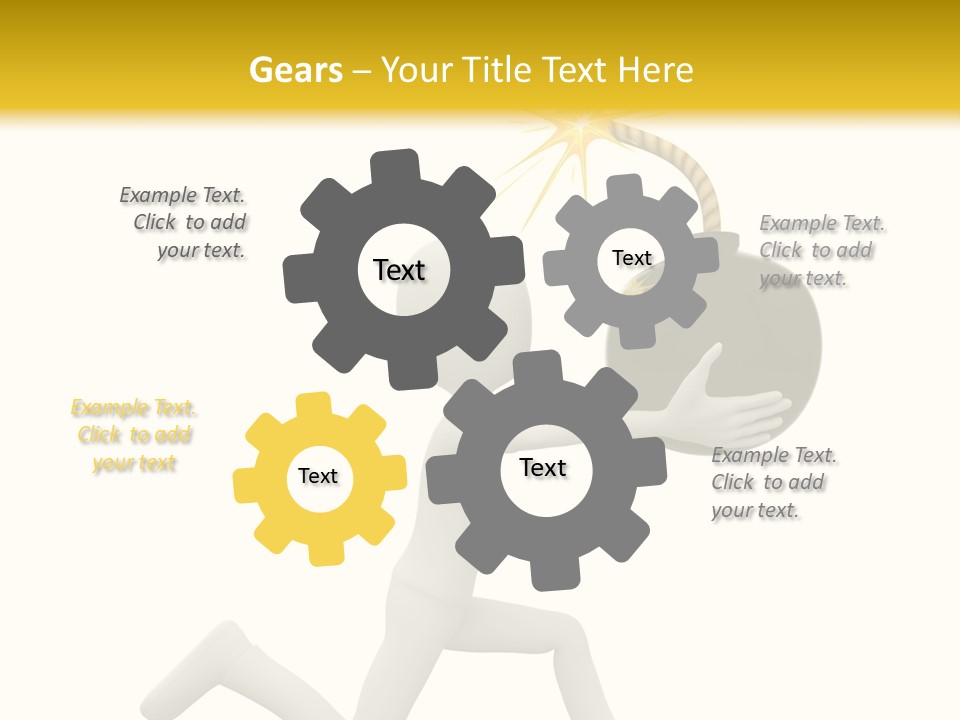 Tie Professional Clock PowerPoint Template