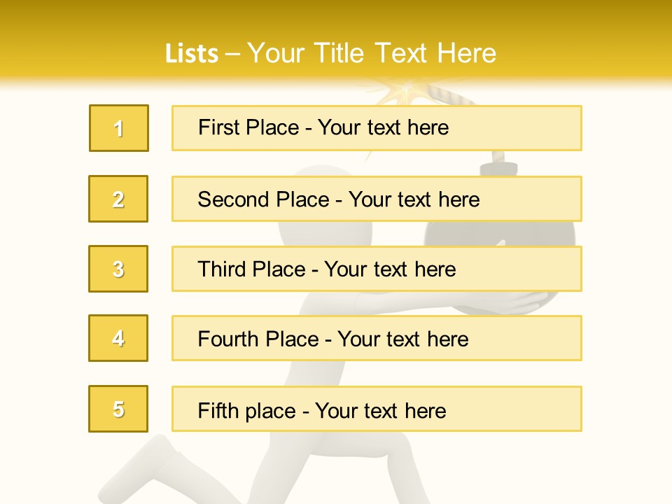 Tie Professional Clock PowerPoint Template
