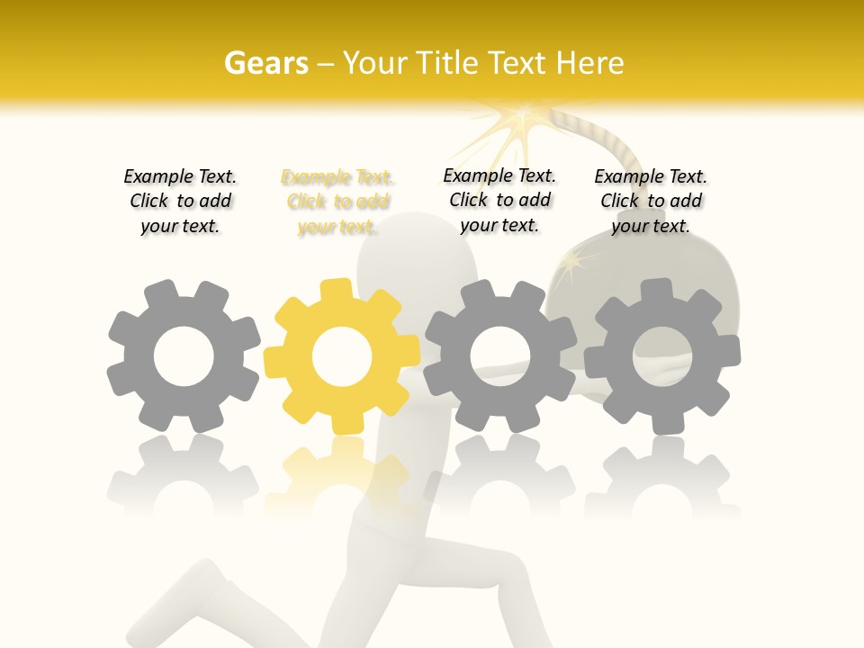 Tie Professional Clock PowerPoint Template