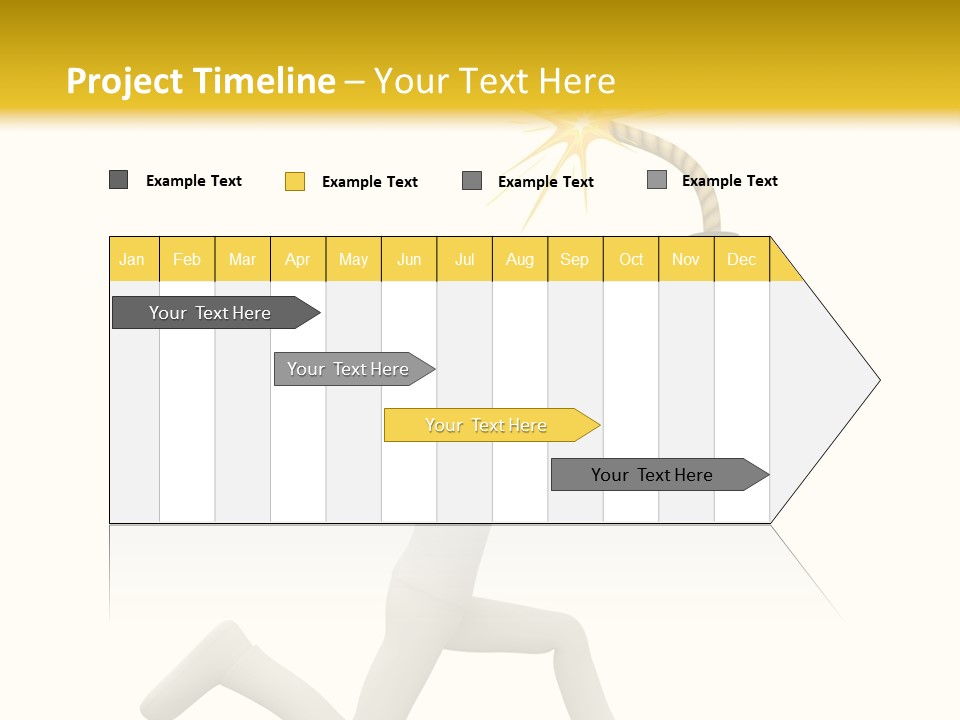 Tie Professional Clock PowerPoint Template