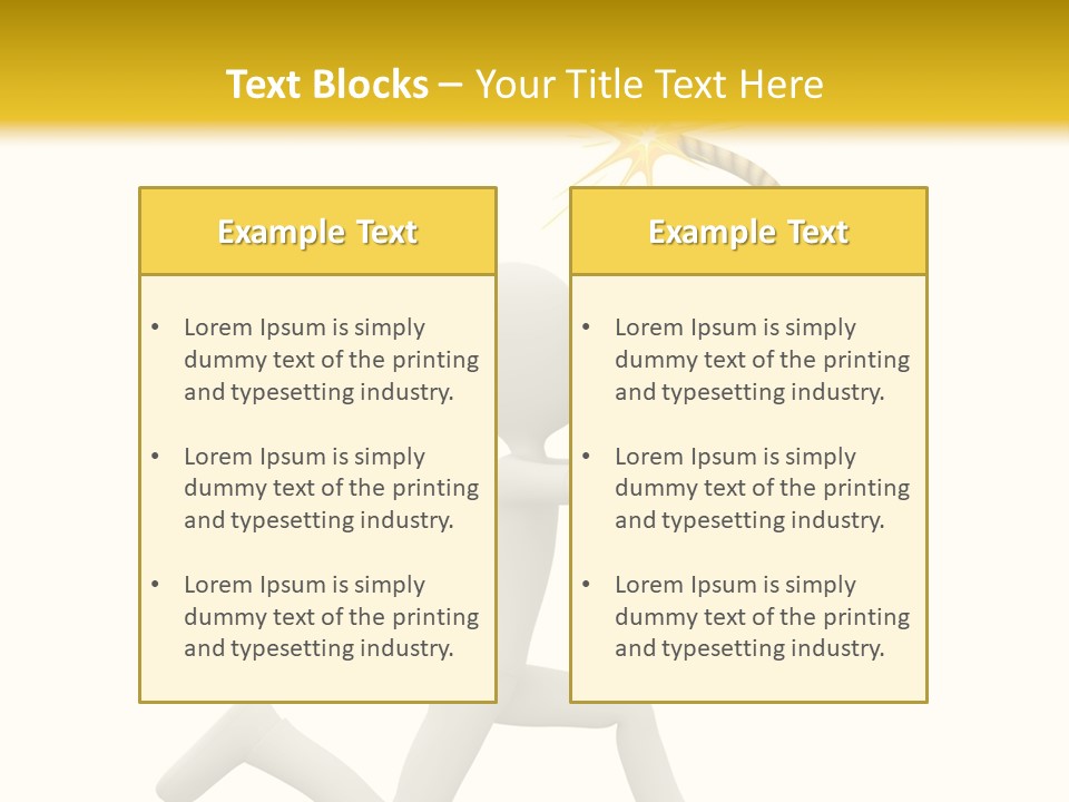 Tie Professional Clock PowerPoint Template